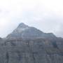 Der Gipfel des Robsons ist frei.  Ein seltener Anblick, denn normalerweise stauen sich dort die Wolken.